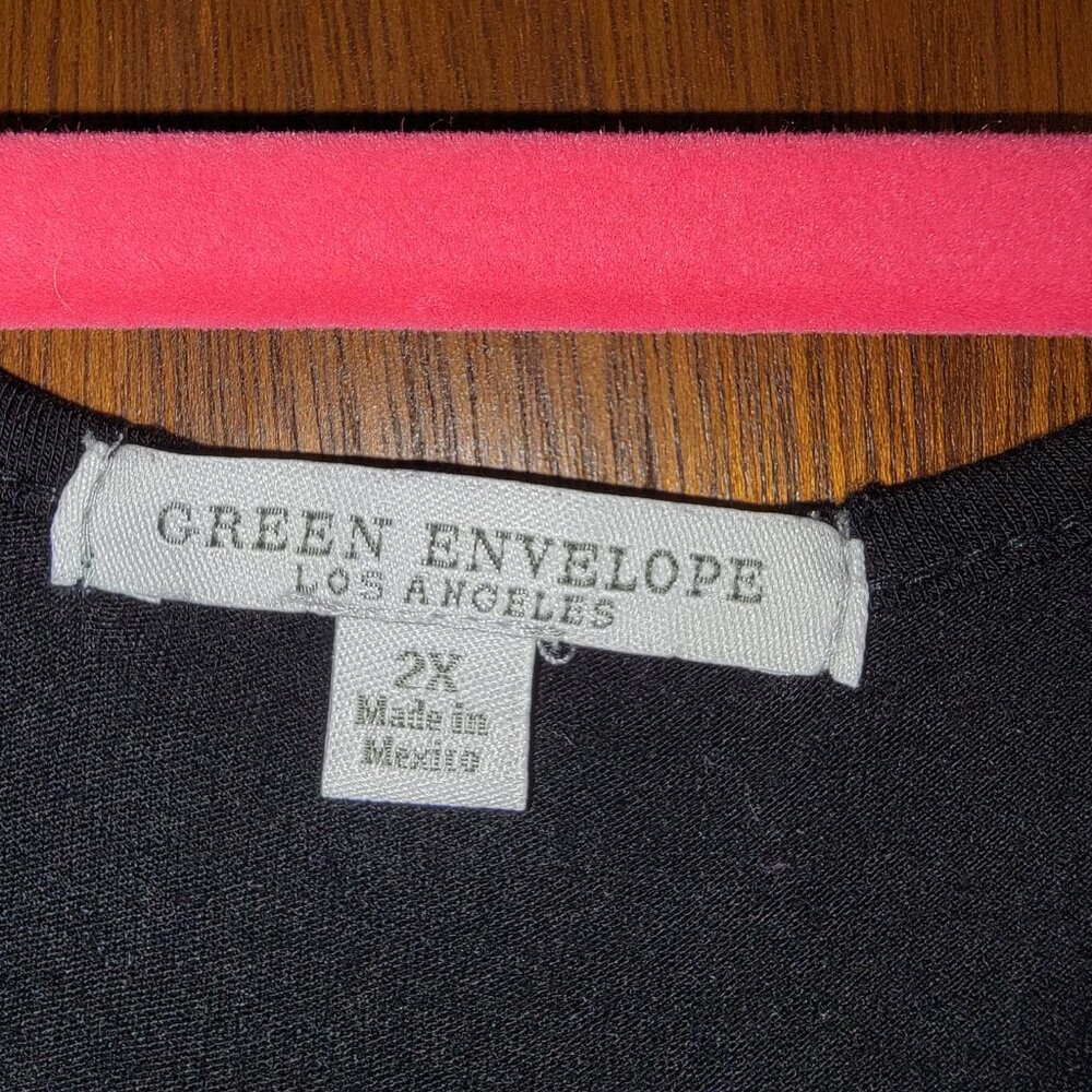 Lot Of 5 2x XXL Cold Shoulder Shirts Ava Viv Maurices Green Envelope Merona - Picture 7 of 16
